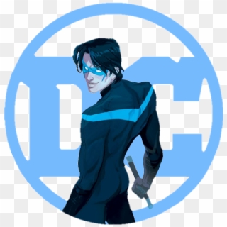 The New Dc Logo Released After Rebirth Customized For - Nightwing Logo Dc Png, Transparent Png