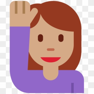 Hand Up Emoji Vector , Png Download - Hand Up Emoji Vector, Transparent Png