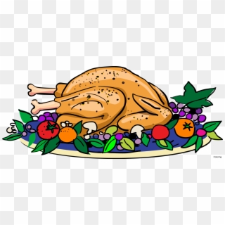 18cute Thanksgiving Dinner Images Clip Art - Turkey Dinner Clip Art, HD Png Download