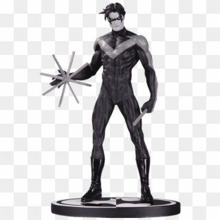 Nightwing By Jim Lee Black & White 19cm Statue - Batman Black And White Gerard Way, HD Png Download
