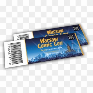 Bilety Na Warsaw Comic Con 2018 Warszawa Nadarzyn - Bilet Warsaw Comic Con, HD Png Download