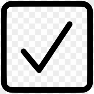 Checkbox Square Checked Comments - Check Box Png, Transparent Png