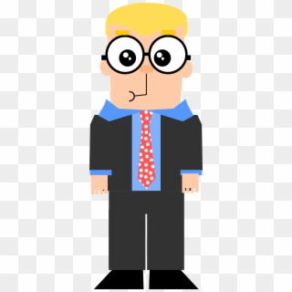 Clip Art Library Stock Glasses At Getdrawings Com Free - Cartoon Guy With No Background, HD Png Download