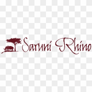 Saruni Rhino Logo 4 - Calligraphy, HD Png Download