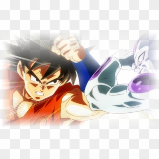 In The Image Gallery Above, Specifically The Image - Hinh Goku Vs Frieza, HD Png Download