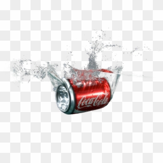 Semi Transparent Coke Can Made By - Coca Cola Png Transparent, Png Download