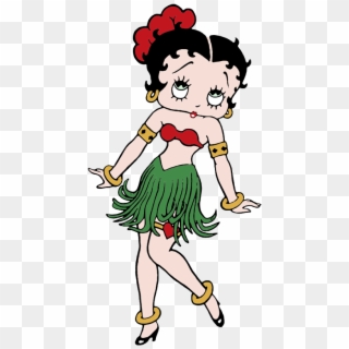 Pudgy Betty Boop Wearing Hawaiian Grass Skirt, HD Png Download