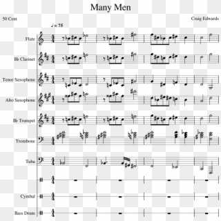 50 Cent - Many Men - You Are My Sunshine Baritone, HD Png Download