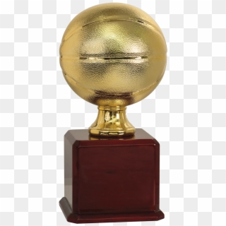 Bright Gold Basketball Trophy - Basketball Trophy Transparent, HD Png Download