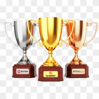 Trophy Golden Gold Cup Award Medal Silver Clipart - Cup Gold Silver Bronze, HD Png Download