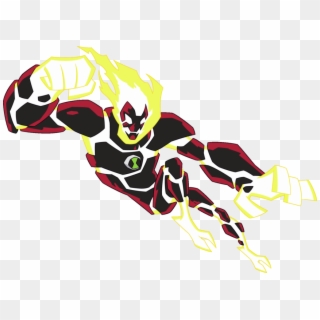 Ben 10 Heatblast Striking - Ben 10 Alien Heatblast, HD Png Download