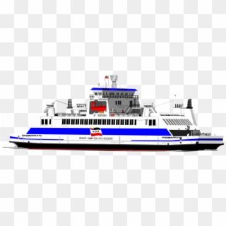 Passenger Cruise Ship Vector Drawing, HD Png Download