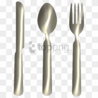Free Png Gold Spoon And Fork Png Png Image With Transparent - Trowel, Png Download