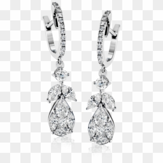Passion Collection - Earrings - Pear Shape Diamond Earring, HD Png Download