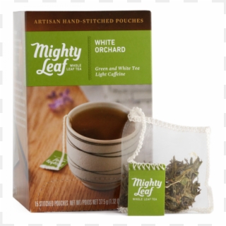 White Orchard Tea Bags - Mighty Leaf Orange Blossom, HD Png Download