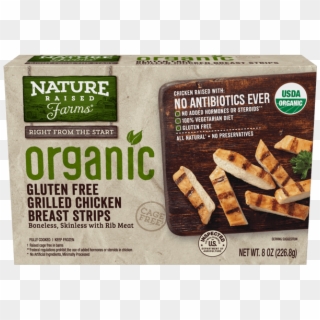 Organic Gluten Free Grilled Chicken Breast Strips - Nature Raised Farms Chicken Nuggets, HD Png Download