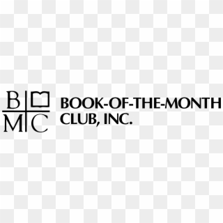 Book Of The Month Club 01 Logo Png Transparent - Black-and-white, Png Download
