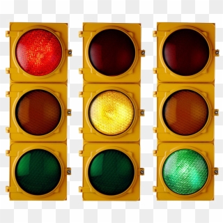 Stop Light Png Picture - Traffic Light Green Yellow Red, Transparent Png