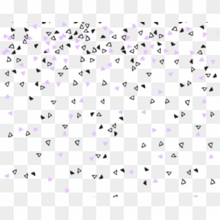 #overlay #confetti #pink #lavender #falling - Purple And Black Confetti, HD Png Download