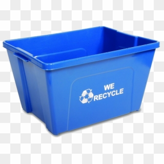 Recycle Bin Transparent - Curbside Recycling Bin, HD Png Download