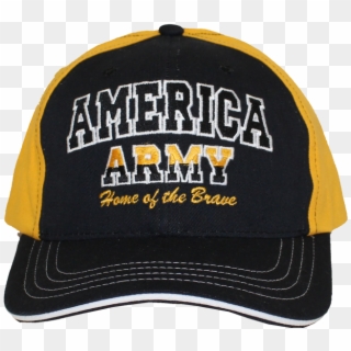 12251 - U - S - Army Hat America Home Of The Brave - Baseball Cap, HD Png Download