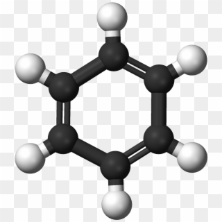 Benzene Non Aromatic 3d Balls - 3d Benzene, HD Png Download
