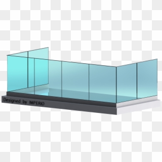 Imperio L Series - Glass Railing Frameless Png, Transparent Png