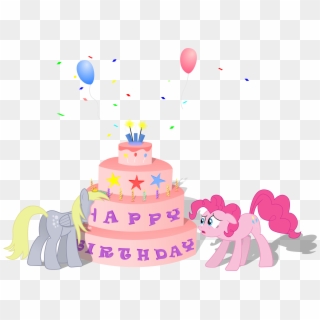Derpy Hooves Pinkie Pie Birthday Cake Cake Decorating, HD Png Download