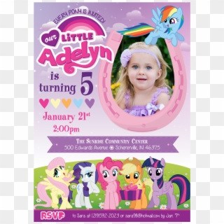 My Little Pony Birthday Invitations, HD Png Download