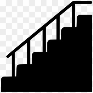 Jpg Black And White Stock Stair Silhouette At Getdrawings, HD Png Download