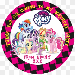 My Little Pony Party Box Stickers, HD Png Download