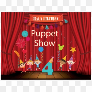 Large Custom Puppet Party Banner, Puppet Birthday Party, - Puppet Show Decoration, HD Png Download