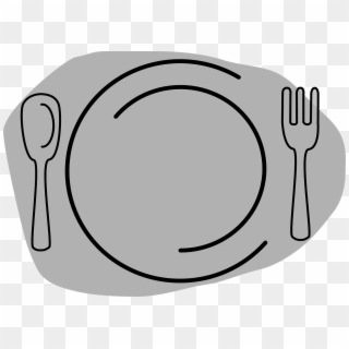 Plate With Knife And Fork Png - Knife And Fork Clipart, Transparent Png