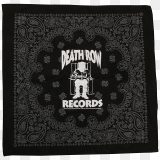 Death Row Records Logo Black Bandana $10 - Death Row Records Logo, HD Png Download