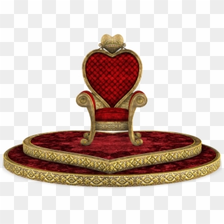Png Freeuse Queen On Throne Clipart - Queen Of Hearts Throne, Transparent Png