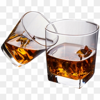 Cup Material Two Glass Drinking Whisky Glasses Clipart - Cup, HD Png Download