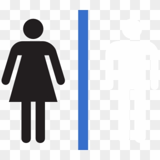 Hombre Mujer Icono Clip Art - Mens Room Ladies Room, HD Png Download