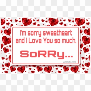 40 Cute Sorry Images For Lover, HD Png Download