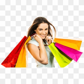 Shopping Lady Png, Transparent Png