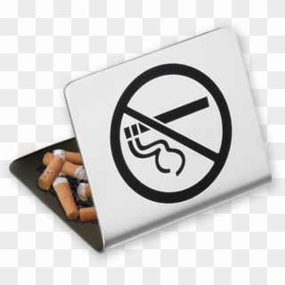 No Smoking Sign Ashtray - Emblem, HD Png Download