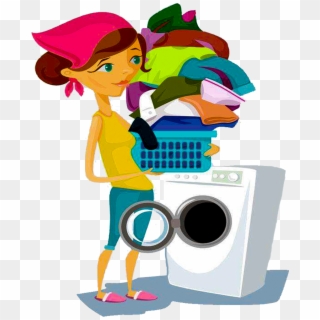 Washing Machine Laundry Clothing - Cartoon Washing Machine Png, Transparent Png