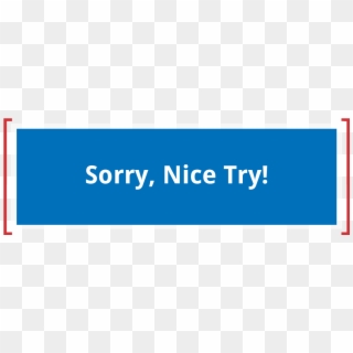 Sorry - Electric Blue, HD Png Download