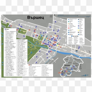 Varshets Tourist Map, HD Png Download