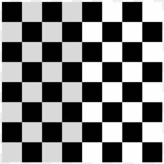 File - Checkerboard Reflection - Svg - Chess Board Transparent Png, Png Download