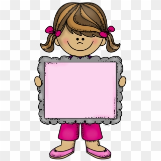 Png Freeuse Stock Dibujos Animados Pinterest Clip Art - Girl With Banner Clipart, Transparent Png
