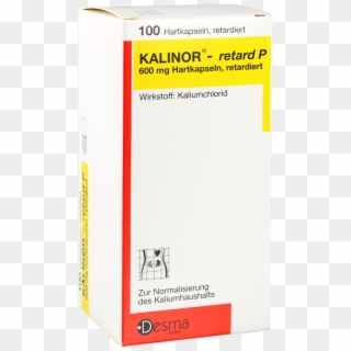 Kalinor-retard P 600mg Hartkapseln - Box, HD Png Download