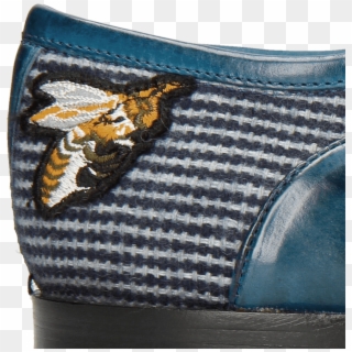 Oxford Shoes Lance 23 Ostrich Mid Blue Bee Patch - Coin Purse, HD Png Download