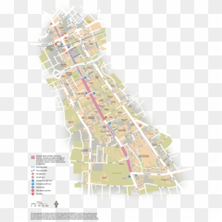 Oxford Road Map, HD Png Download