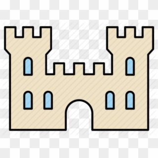 Fortress Clipart Medieval Castle Wall, HD Png Download