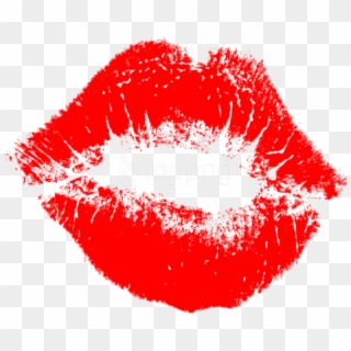 Free Png Lips Kiss Png Images Transparent - Red Lips Kiss Transparent Background, Png Download